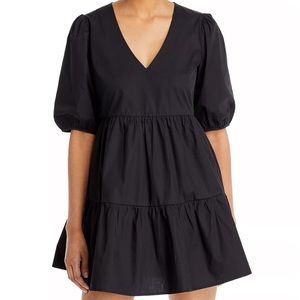 Puff Sleeve Mini Dress